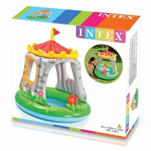 استخر بادی کودک اینتکس intex کف بادی طرح قلعه مدل 57122-اسباب بازی